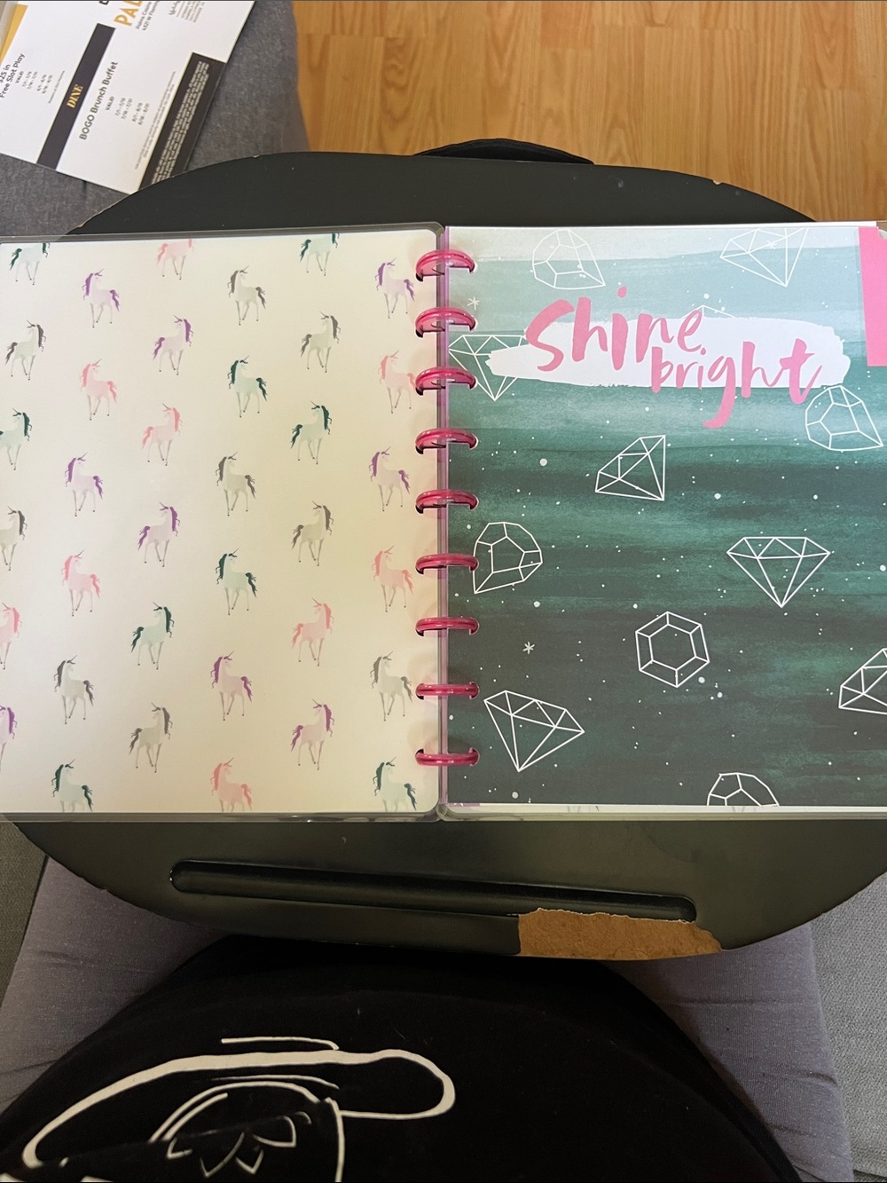The Happy Planner Striped Notebook in Purple, Pink, Teal, Blue, Green, Orange - Picture 3 of 9